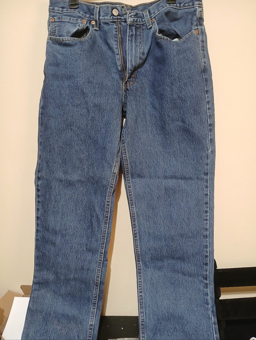 Levi's Men's Medium Blue Straight-Leg Jeans